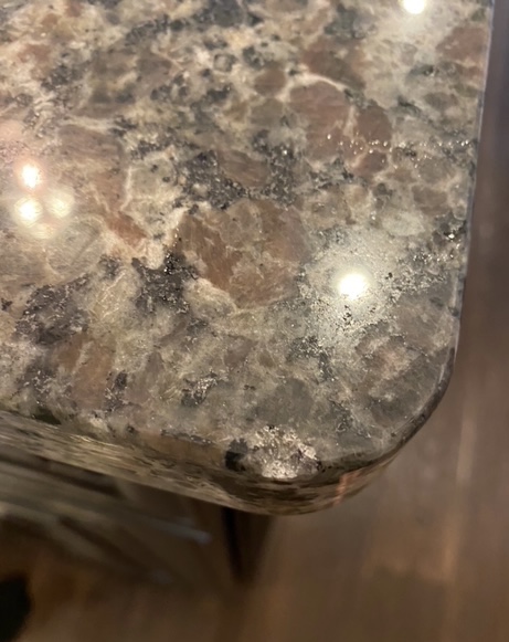 NOVA Stone Care Chip Repair On the Granite Countertop