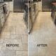 Tumbled Travertine Deep Cleaning And Sealing
