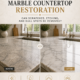 Marble Countertop Restoration: Can Scratches, Etching, and Dull Spots Be Removed?